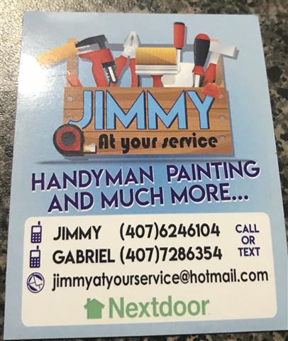 Jimmy at your service handyman image 1