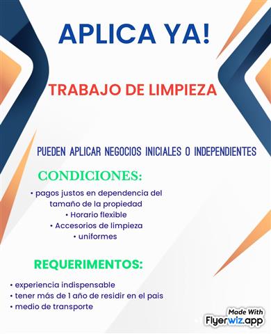 Convocatoria de limpieza image 1