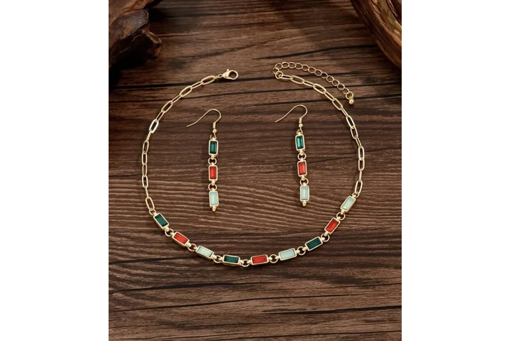 SET ARETES Y COLLAR image 3