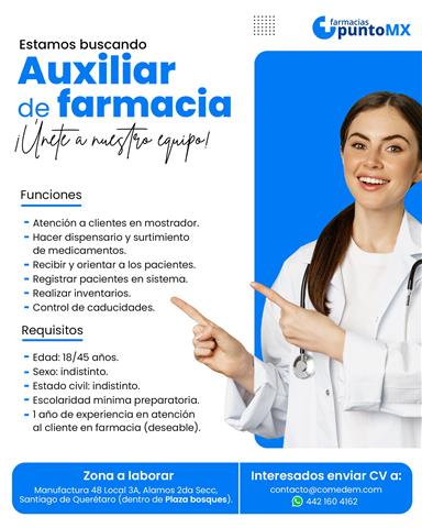 AUXILIAR DE FARMACIA image 1