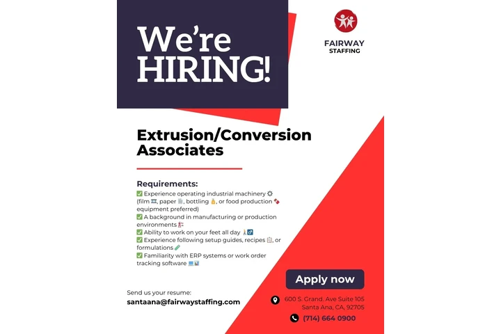 Extrusion/Conversion Associate image 1