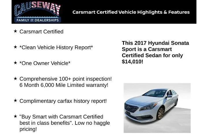 $14010 : Hyundai SONATA 2017 Sport 4d image 2
