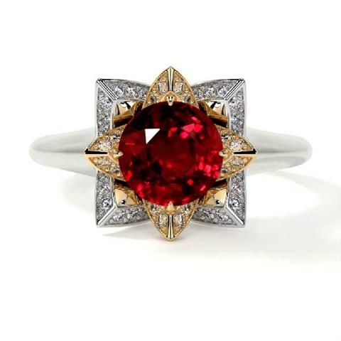 $12603 : Get Your Antique Ruby Rings image 1