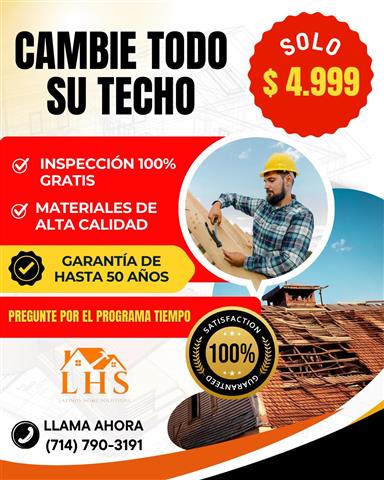 CAMBIA TODO TU TECHO $4999 image 1