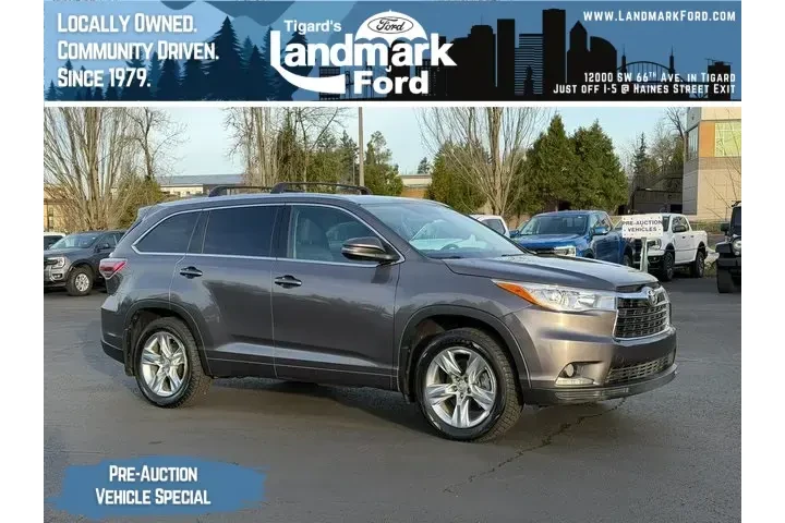 $21900 : Toyota Highlander 2015 AWD L image 1