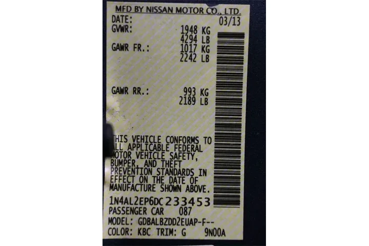 $5951 : Nissan Altima 2013 2.5 S 2dr image 8