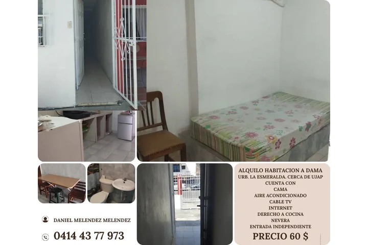 $60 : Alquilo habitación anexa con image 1