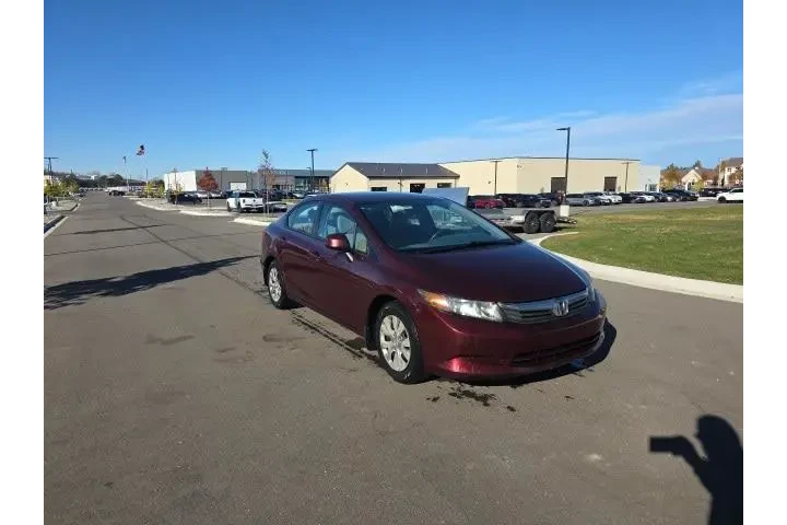 $6500 : Honda Civic 2012 LX 4dr Seda image 3