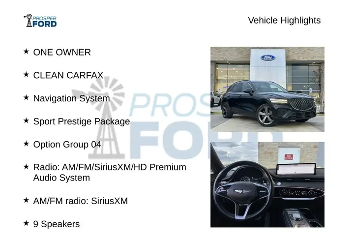 $27995 : Genesis GV70 2022 AWD 2.5T S image 5