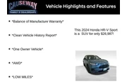 $26987 : Honda HR-V 2024 AWD Sport 4d thumbnail