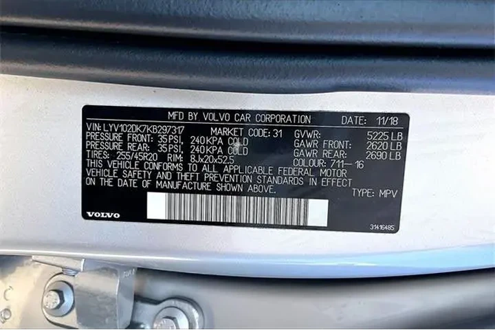 $22742 : Volvo XC60 2019 T5 Momentum image 6