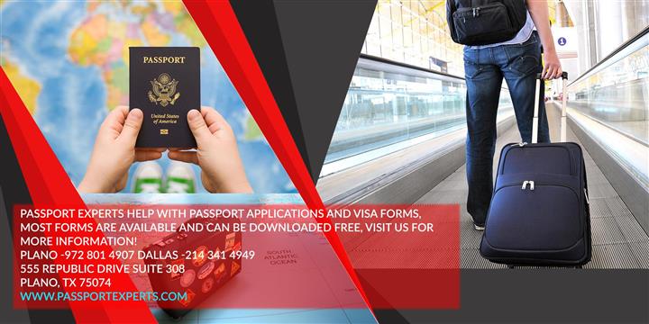 Passport and visa forms image 2
