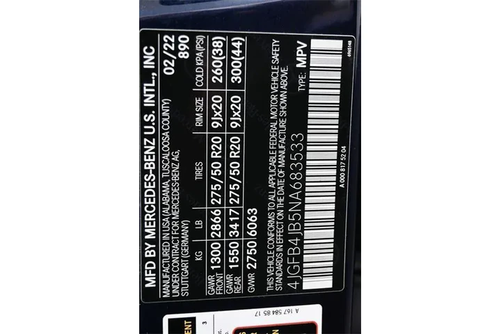 $34995 : Mercedes-Benz GLE 2022 GLE 3 image 7