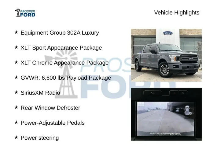 $27495 : Ford F-150 2020 4x4 XLT 4dr image 5