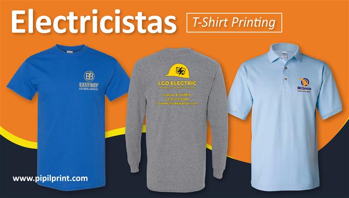 T-Shirt Printing Electricistas image 1