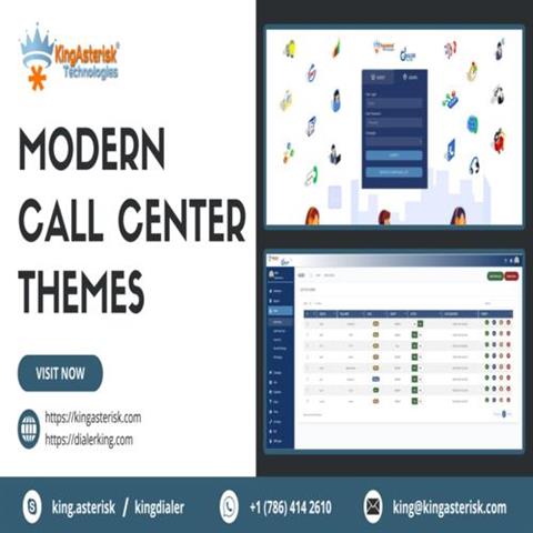 Modern Call Center Themes image 1