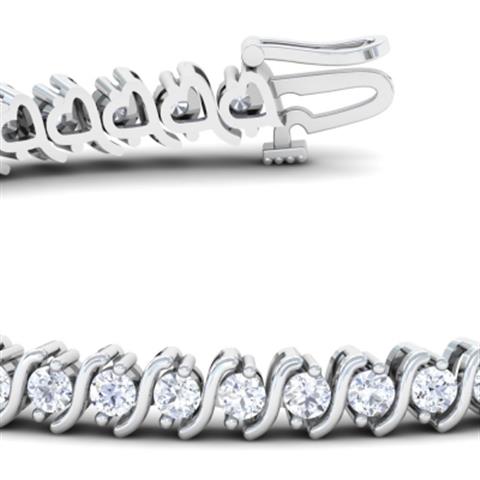 $2958 : Buy 1.72 cttw Diamond Bracelet image 1