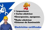 Electricistas certificados.