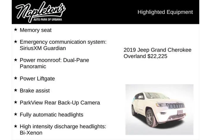 $22225 : Jeep Grand Cherokee 2019 4x4 image 4