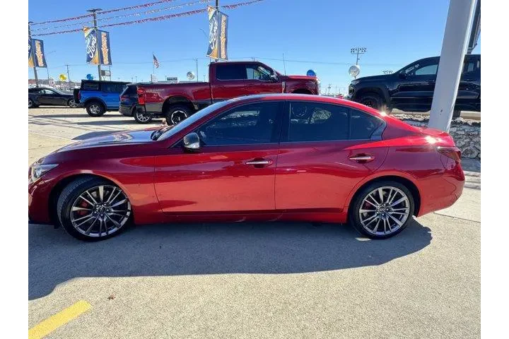 $33418 : INFINITI Q50 2021 Red Sport image 9