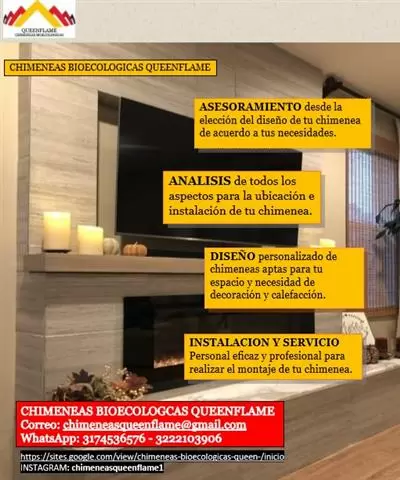 CHIMENEAS ECOLOGICAS QUEENFLAM image 1