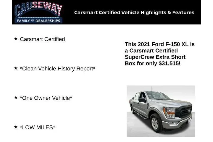 $31515 : Ford F-150 2021 4x4 XL 4dr S image 2