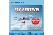 Korean Air Christmas Flight De en Houston