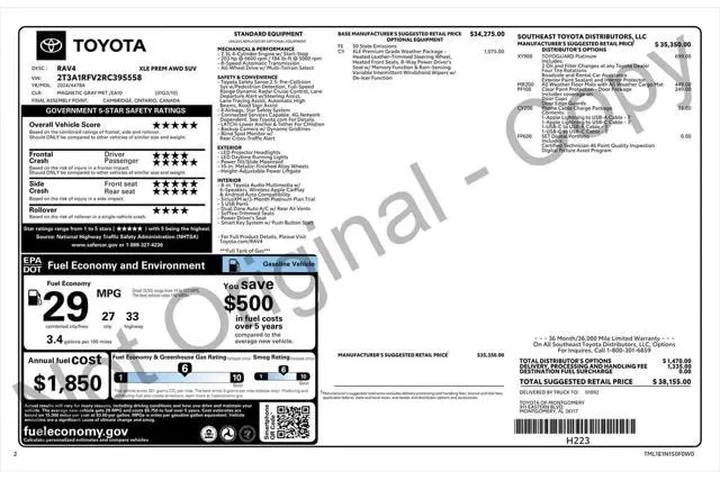 $33500 : Toyota RAV4 2024 AWD XLE Pre image 5