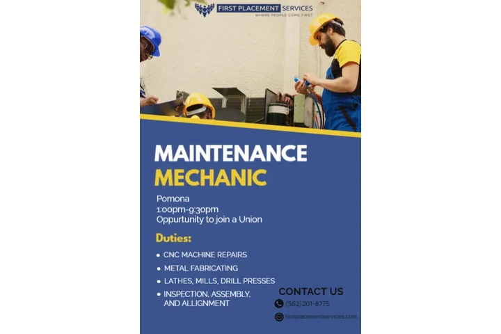 Maintenance Tech Needed image 1