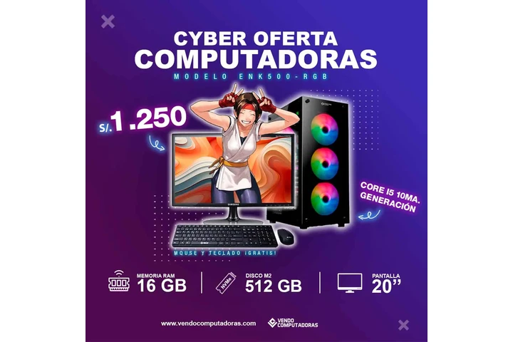 Computadora Intel Core i5 10ma image 3