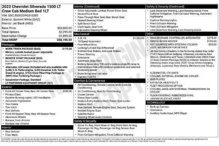 $38355 : Chevrolet Silverado 1500 202 image 2