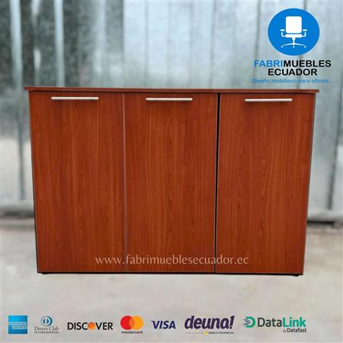 $1 : CREDENZA EN MELAMINA 3 PUERTAS image 2