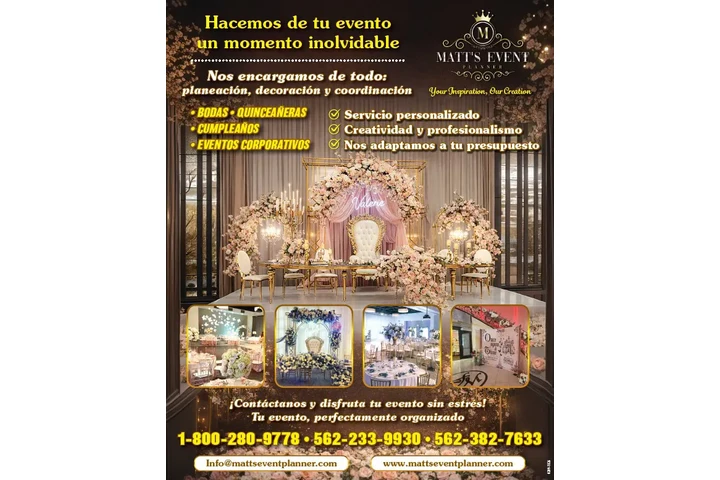 MATT’S EVENT PLANNER image 8