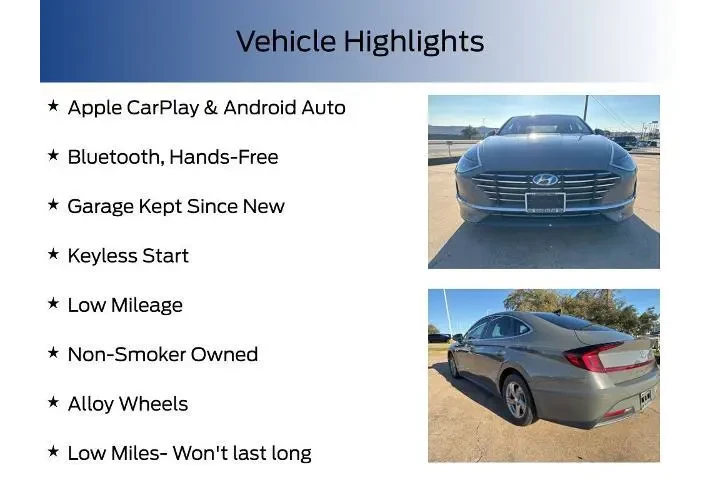 $14989 : Hyundai SONATA 2020 SE 4dr S image 6