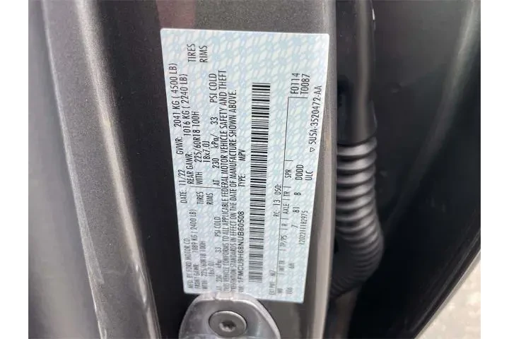 $21543 : Ford Escape 2022 AWD SEL 4dr image 10