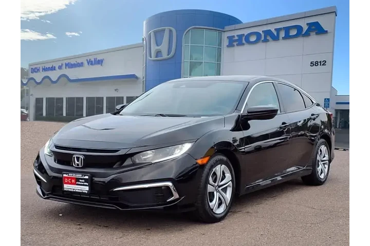$14370 : Honda Civic 2020 LX 4dr Seda image 1