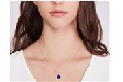 $6445 : Sapphire Rose Gold Necklace thumbnail