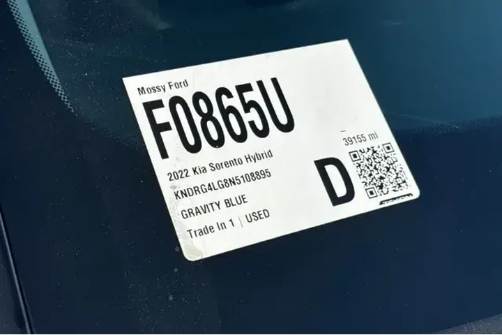 $26150 : Kia Sorento Hybrid 2022 S 4d image 3