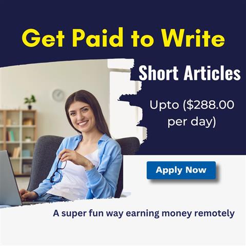 Get Paid to Write Article image 1