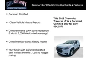 $14187 : Chevrolet Traverse 2018 LT C thumbnail