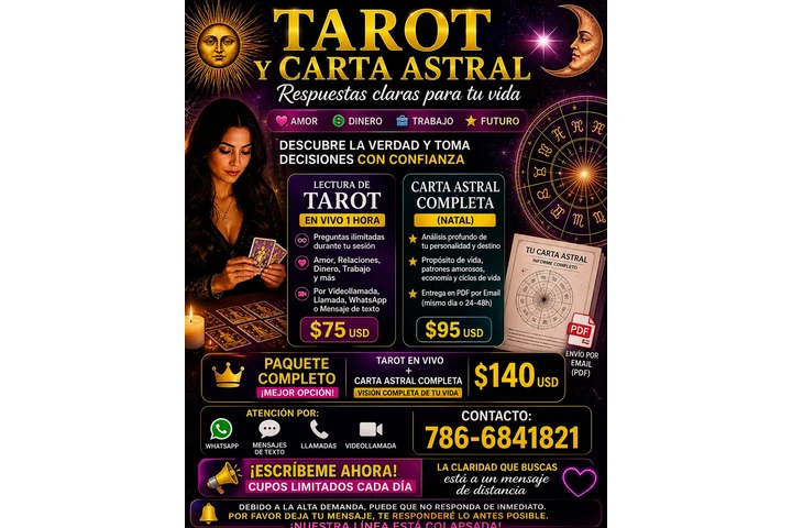 Revelaciones de Tarot y Carta image 1