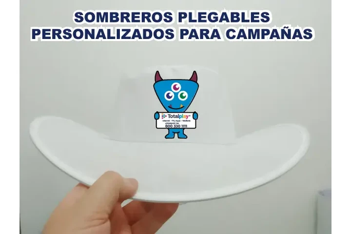 $1 : SOMBREROS PLEGABLES PROMOCIONA image 1