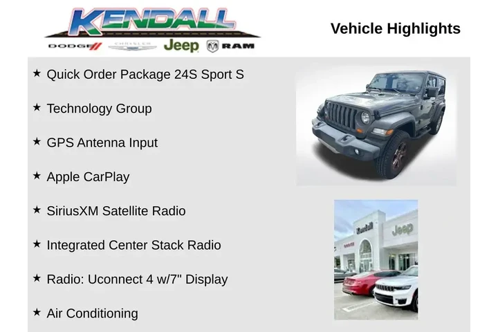 $26996 : Jeep Wrangler 2020 4x4 Sport image 3