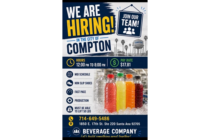 EMPLEO EN COMPTON, CA image 1