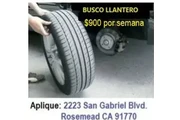 BUSCO LLANTERO Hasta $900/sem en Los Angeles