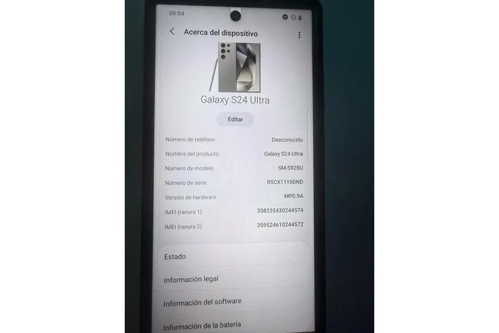 $700 : Samsung S 24 Ultra 1 TERA image 3
