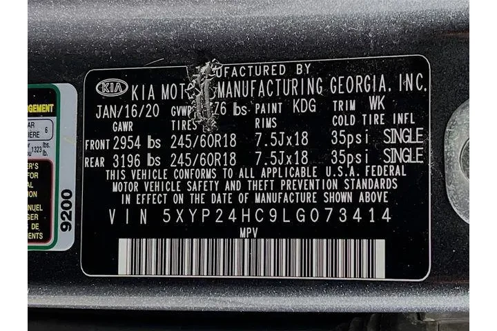 $12975 : Kia Telluride 2020 LX 4dr SU image 8