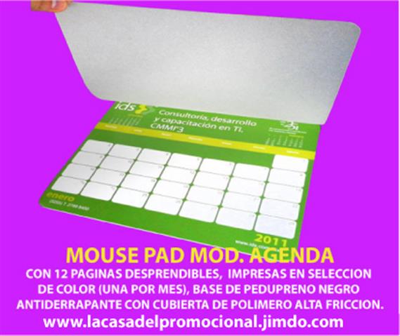 $1 : MOUSE PAD CALENDARIO A COLOR image 4