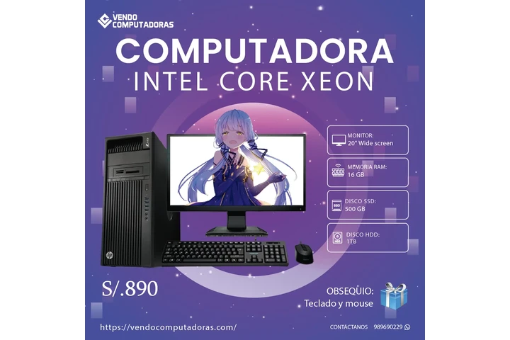 $890 : COMPUTADORA Y VELOCIDAD image 1