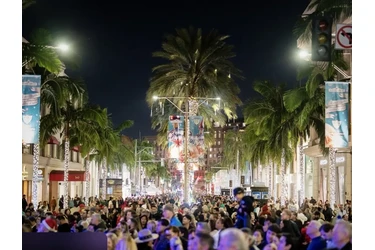 Rodeo Drive Holiday Lighting en Los Angeles